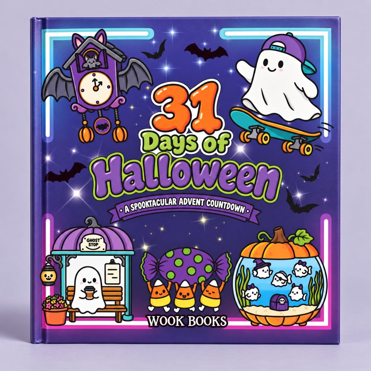 31 Days of Halloween Advent Coloring Book